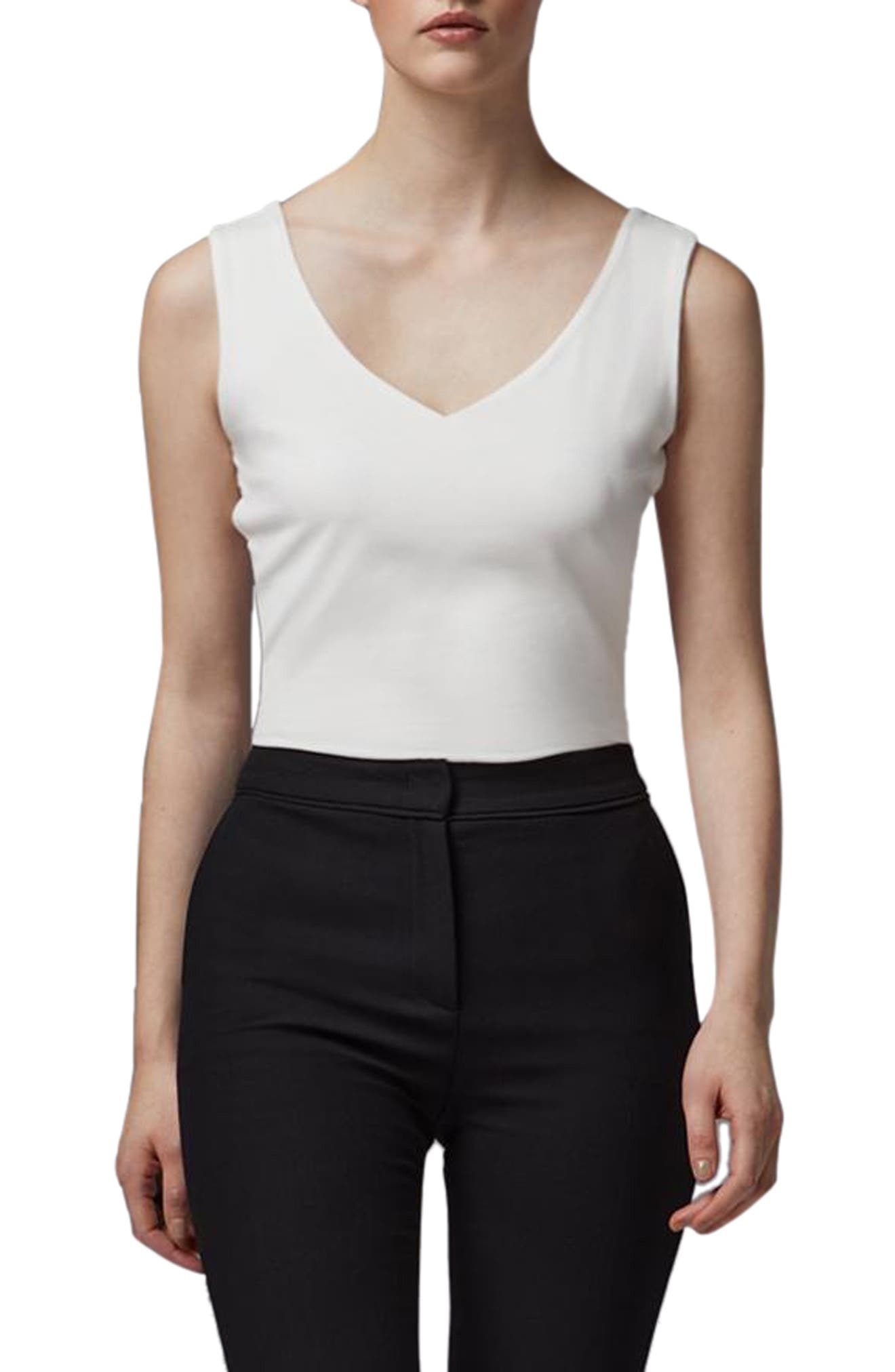 LK Bennett Athena V-Neck Tank Top