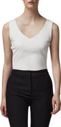 LK Bennett Athena V-Neck Tank Top
