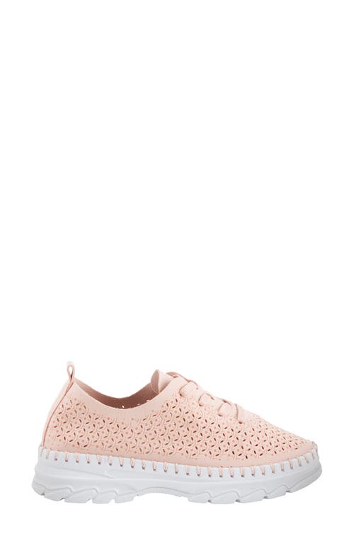 Patrizia By Spring Step Elodi Perforated Sneaker In Pink