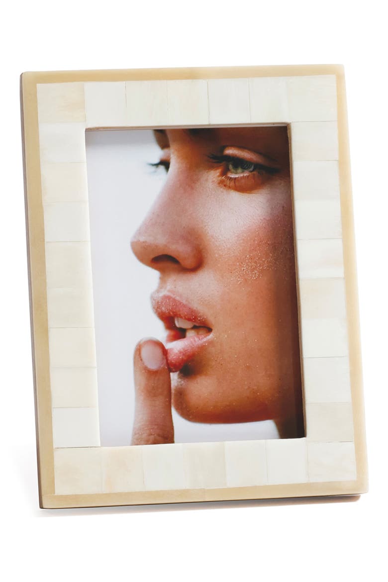 Dune 5.5" x 7.5" Photo Frame, Main, color, IVORY/ BEIGE