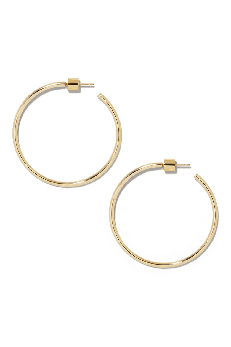 Thread Baby Hoops, 1.5-Inch, Main, color, GOLD