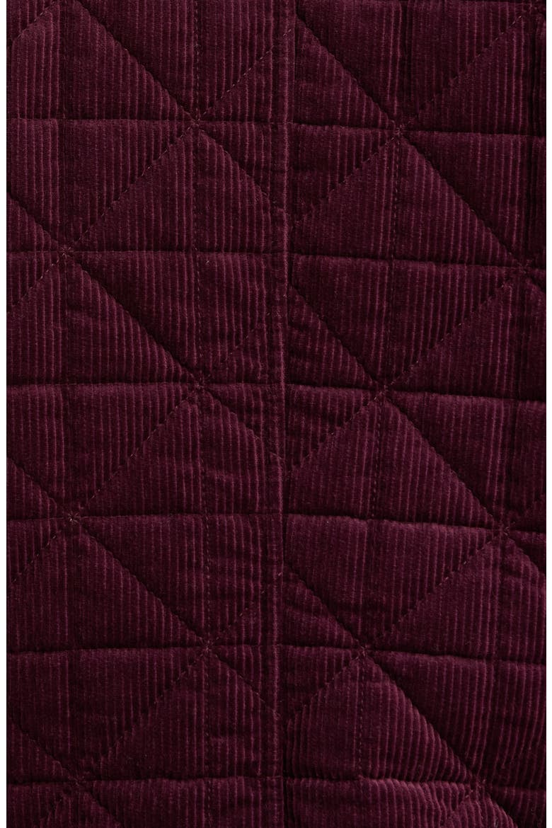 Incoming Tide Quilted Organic Cotton Corduroy Jacket, Alternate, color, DARK HELLEBORE