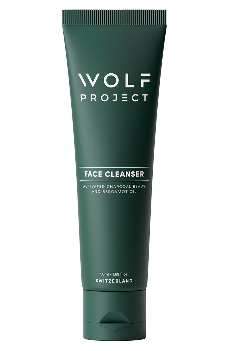 Wolf Project Foaming Face Cleanser, Main, color, Green