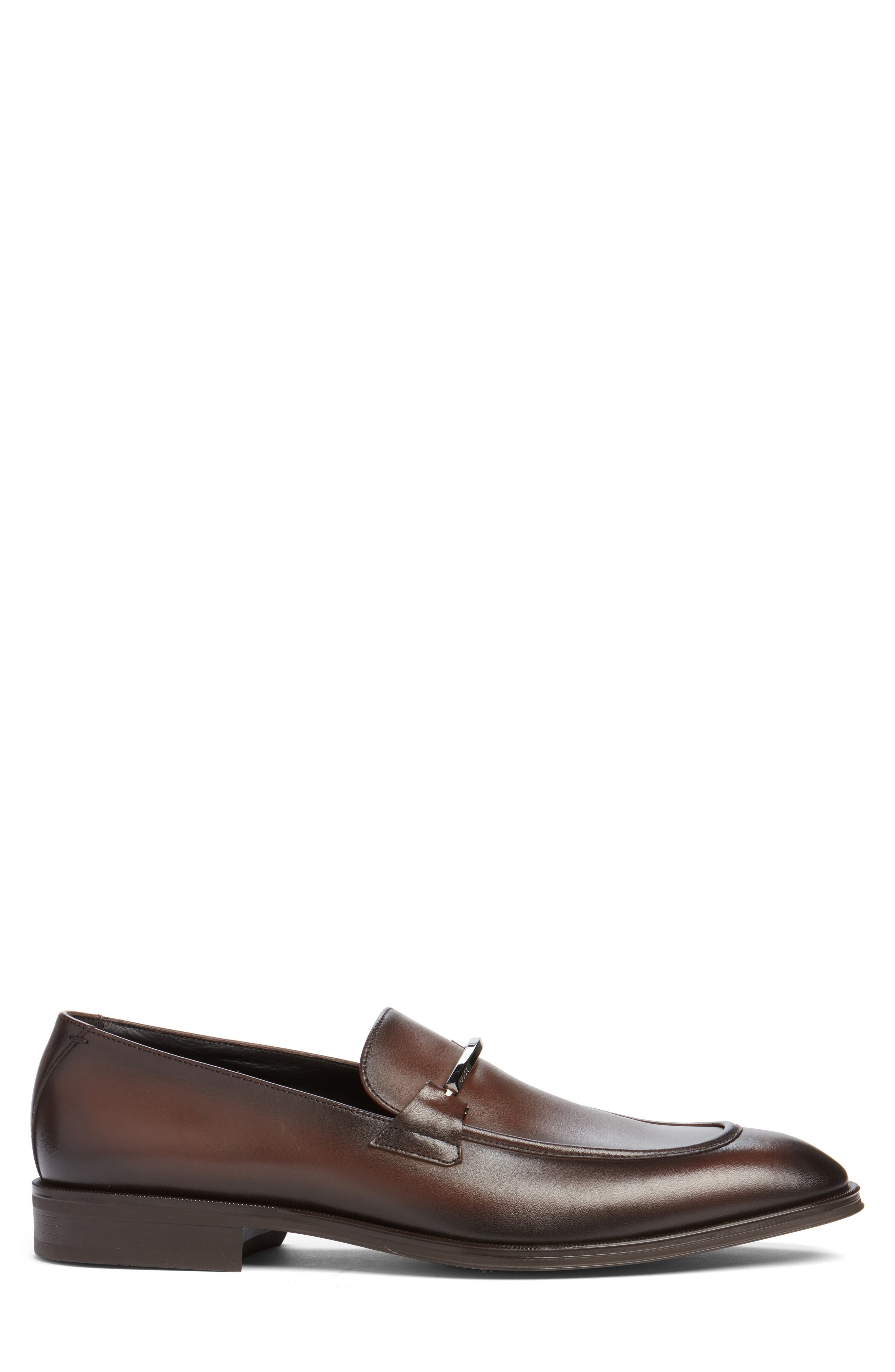 Teylor Bit Loafer, Alternate, color, DARK BROWN