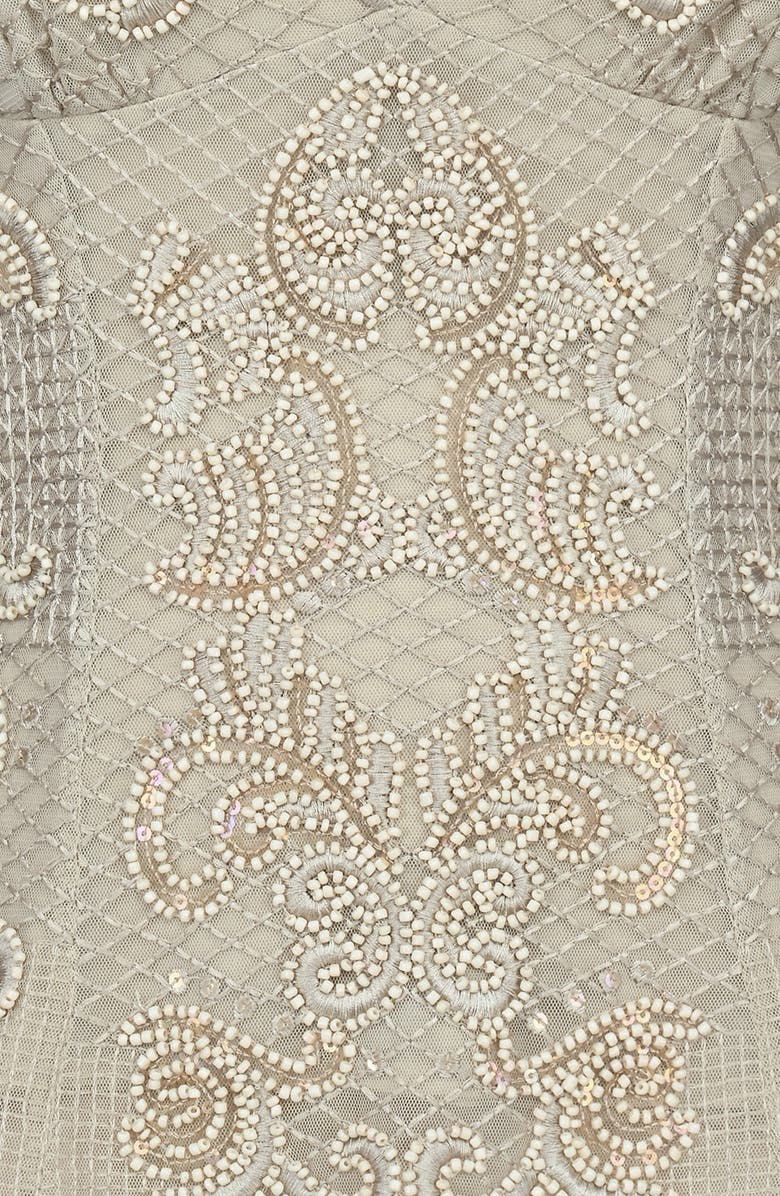 HOUSE OF CB Catarina Beaded Georgette Camisole, Alternate, color, Vintage Ivory