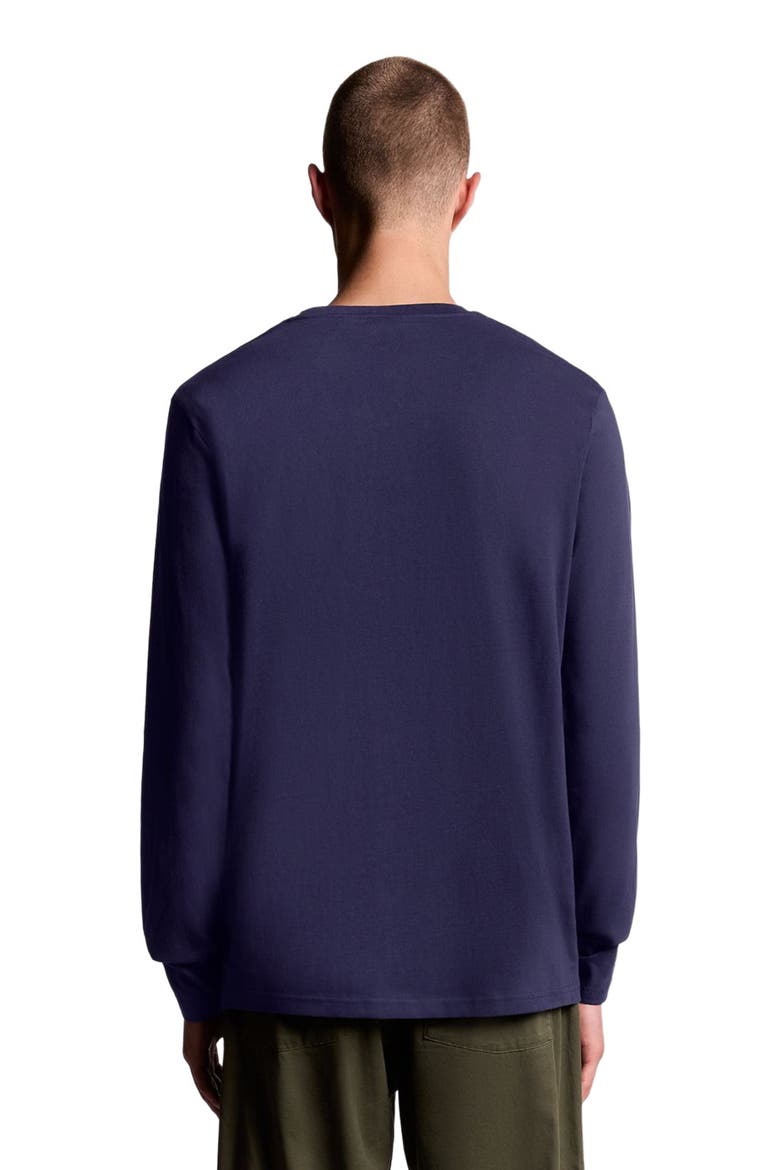 Plain Long Sleeve T-Shirt, Alternate, color, Navy