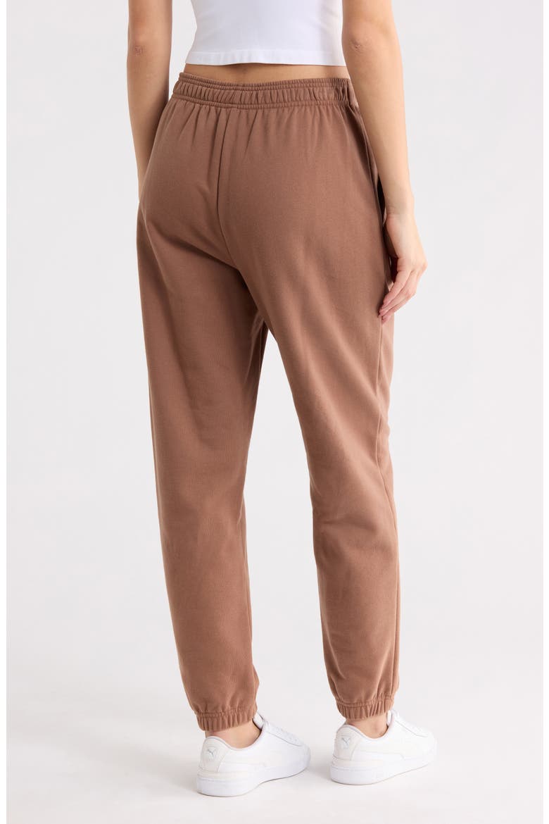 French Terry Sweatpants, Alternate, color, CHOCOLATE
