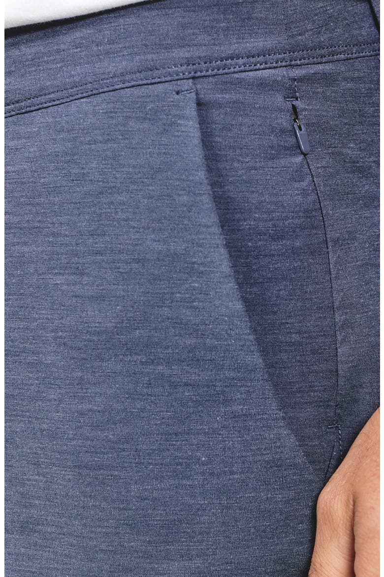 Catalina 8-Inch Flat Front Stretch Shorts, Alternate, color, NAVY