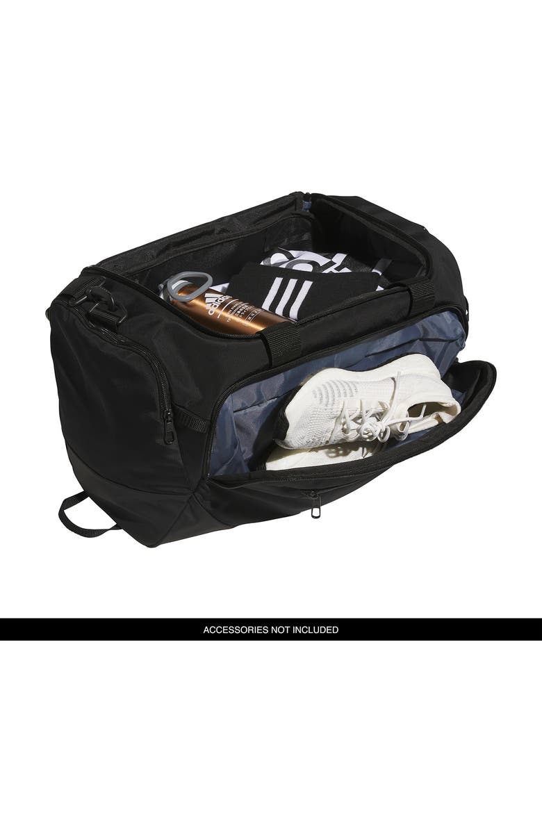 adidas Defender 5 Small Duffel Bag, Alternate, color, Black