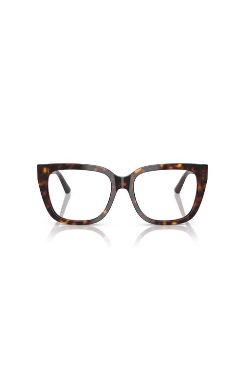 Jimmy Choo 52mm Square Optical Glasses In Brown