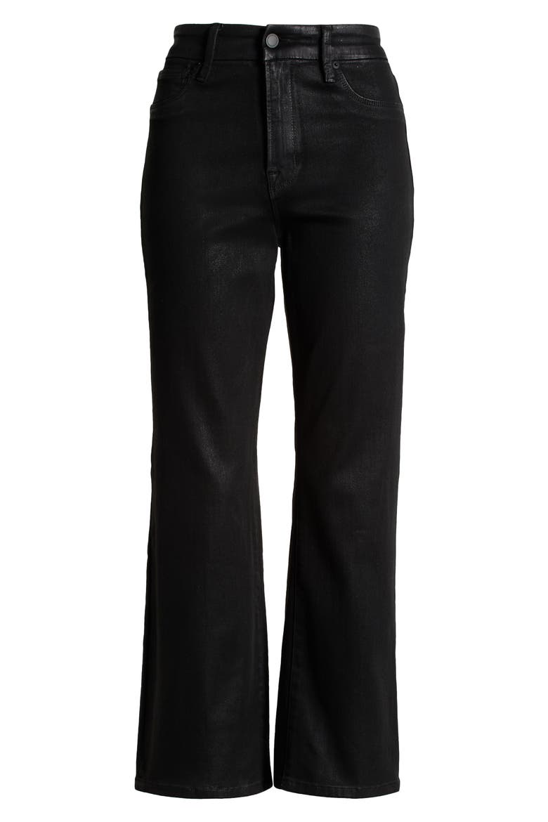 High Waist Crop Bootcut Jeans, Alternate, color, BLACK001