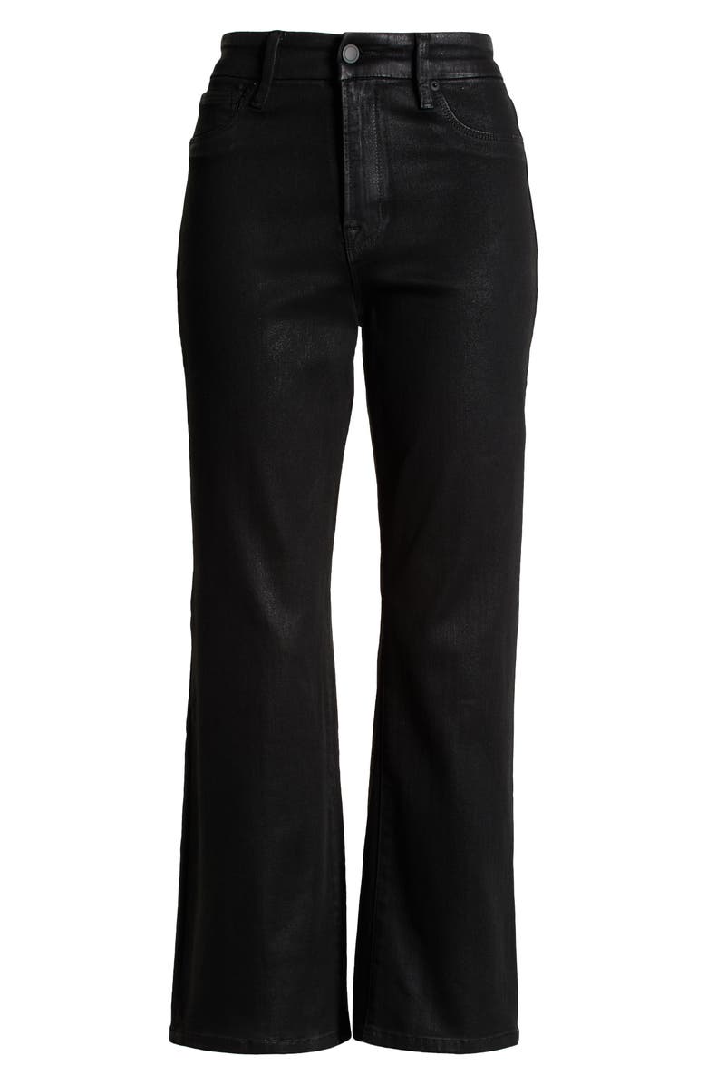 Good American High Waist Crop Bootcut Jeans, Alternate, color,