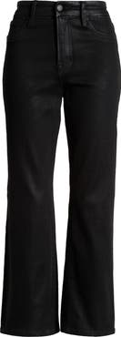 Good American High Waist Crop Bootcut Jeans