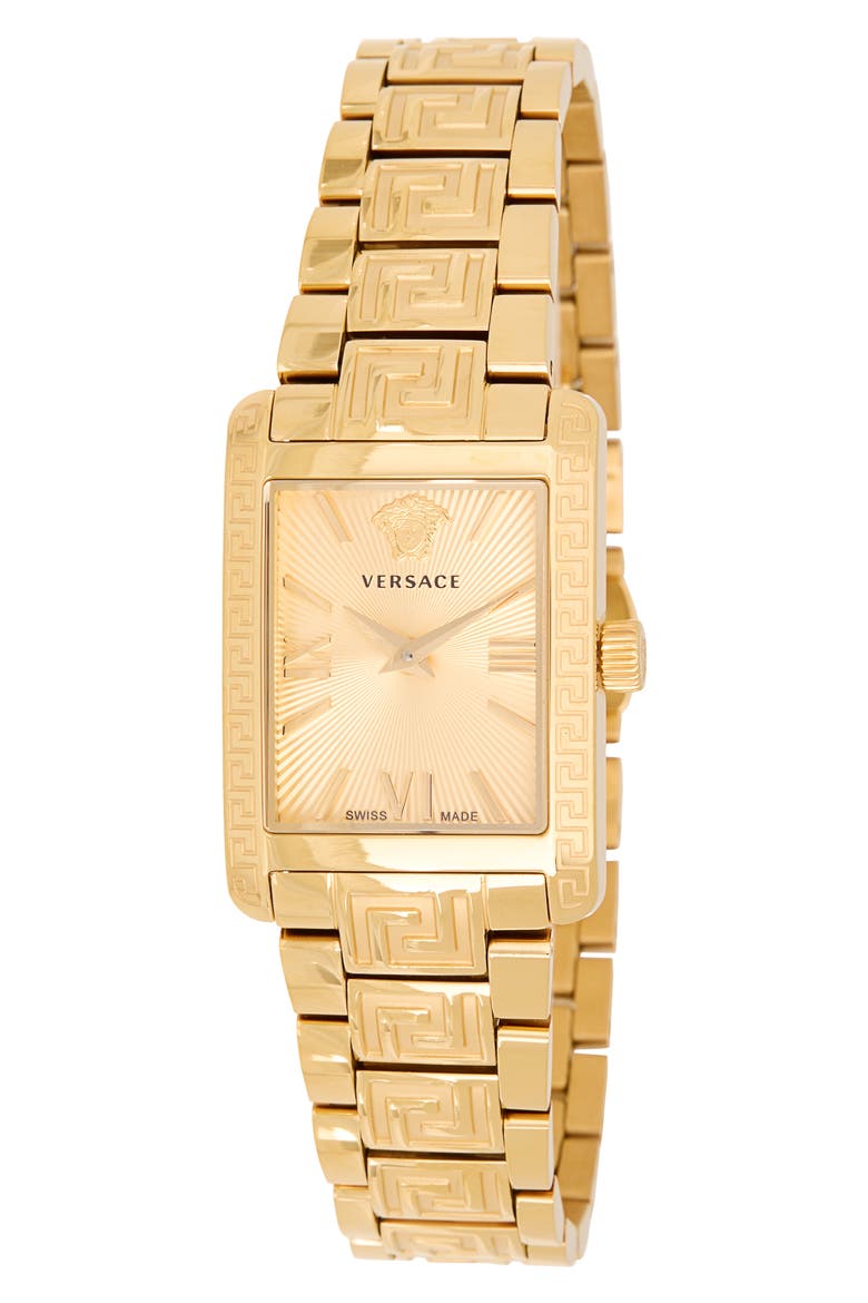 Tonneau Bracelet Watch, 23mm x 33mm, Alternate, color, GOLD