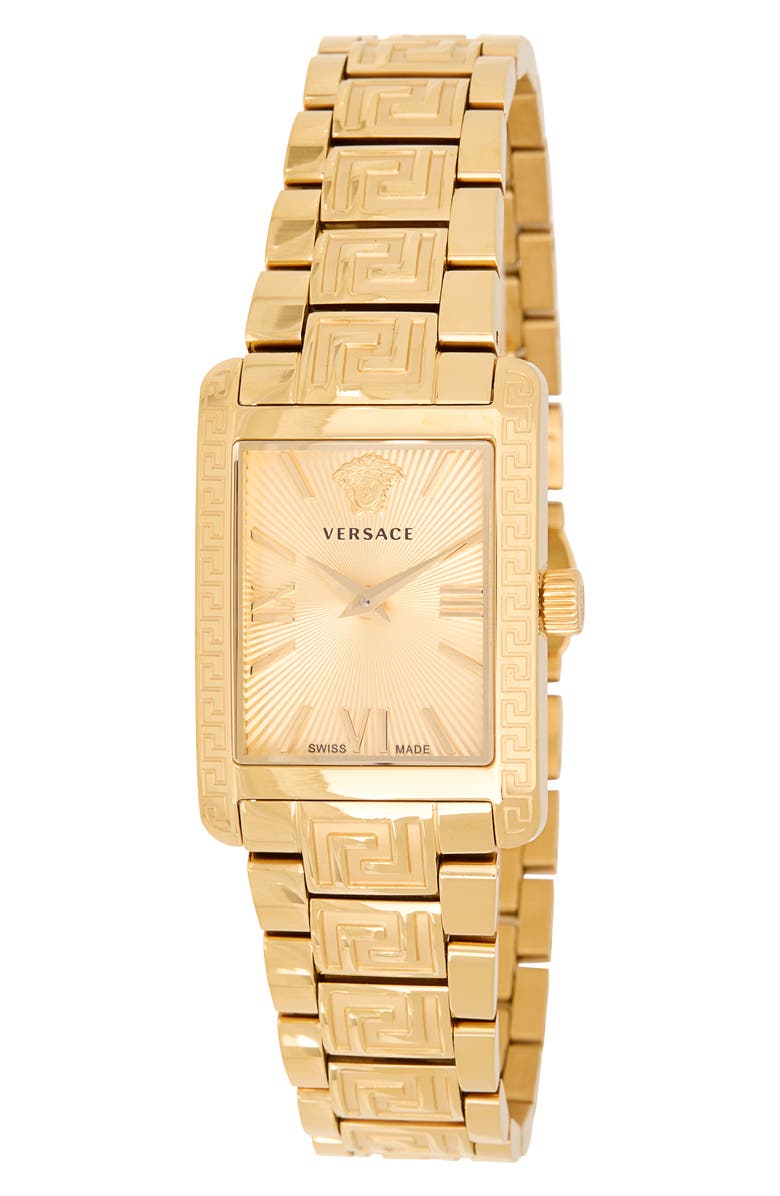 Versace Tonneau Bracelet Watch, 23mm x 33mm, Alternate, color,