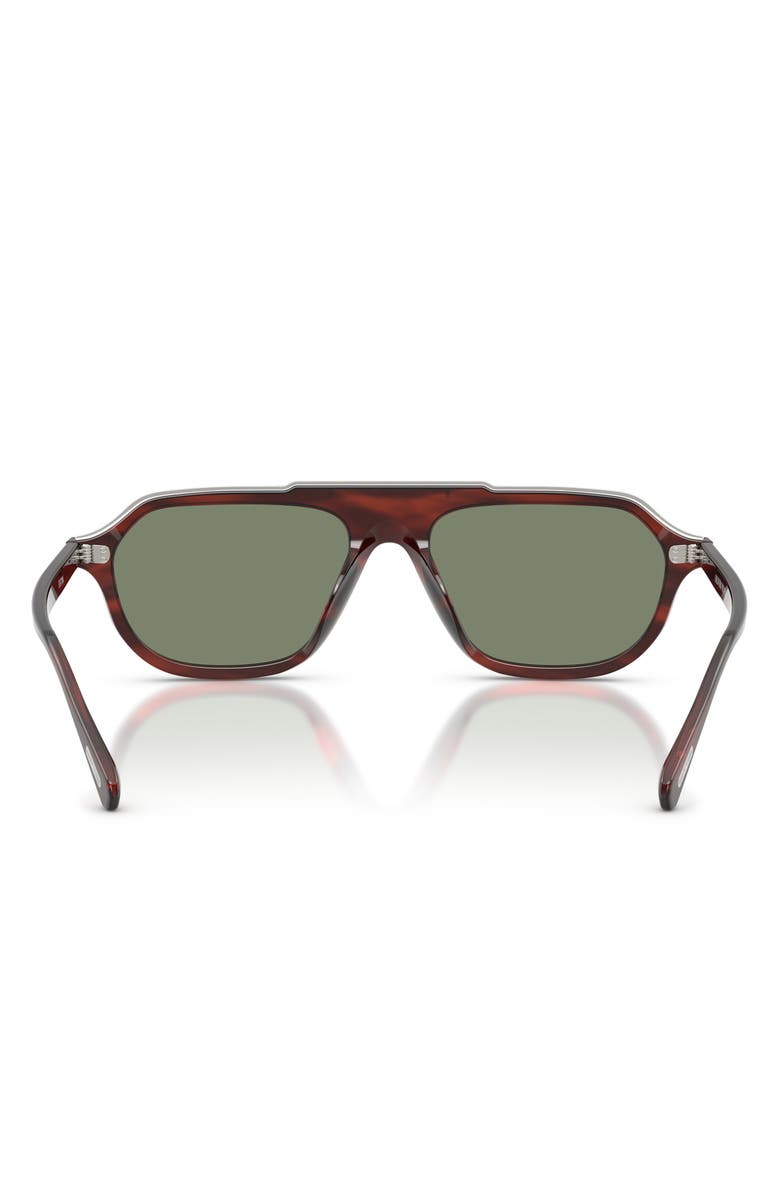Oliver Peoples 58mm Estin Irregular Sunglasses, Alternate, color, Morado Tortoise / Cypress