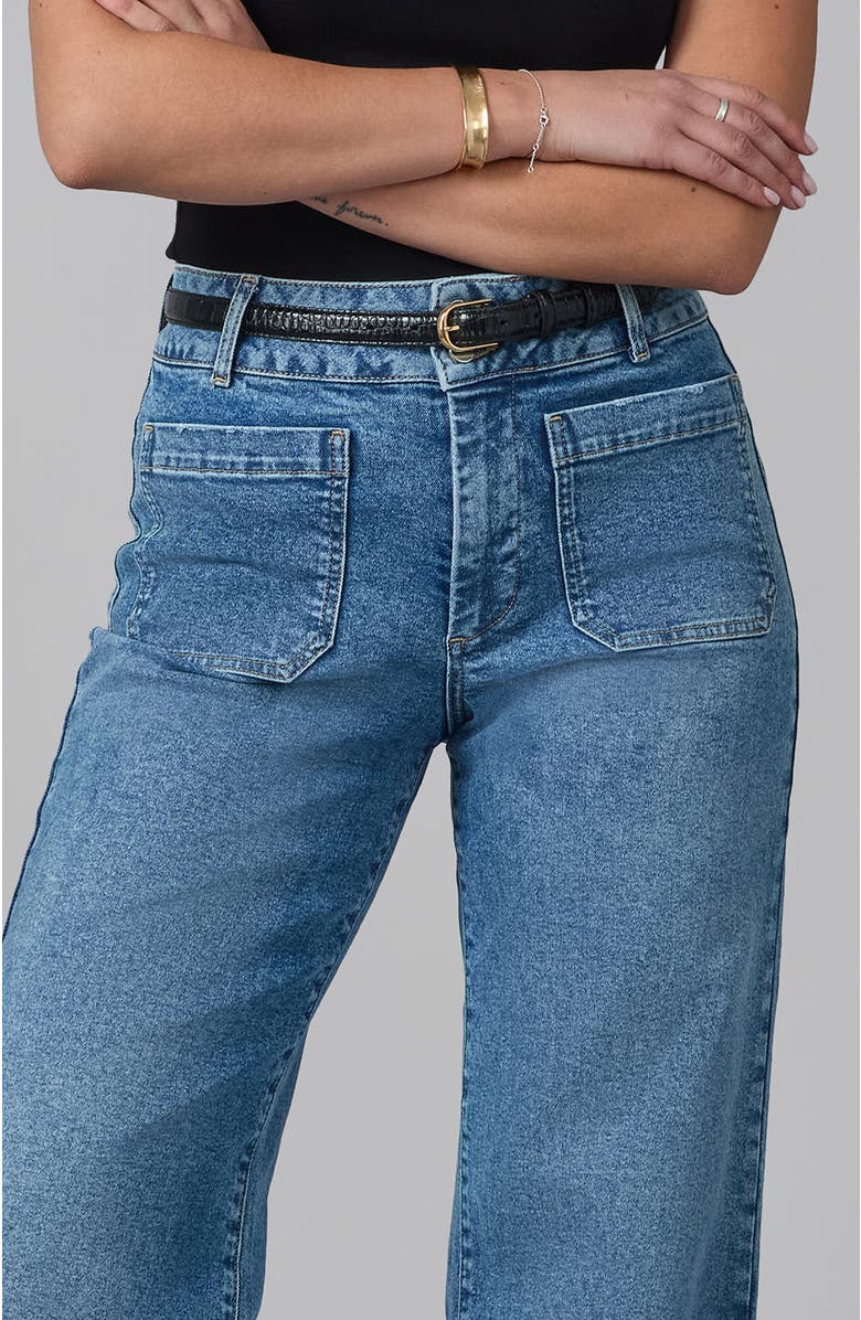 Lola Jeans Colette High Rise Wide Leg Jeans, Alternate, color, 