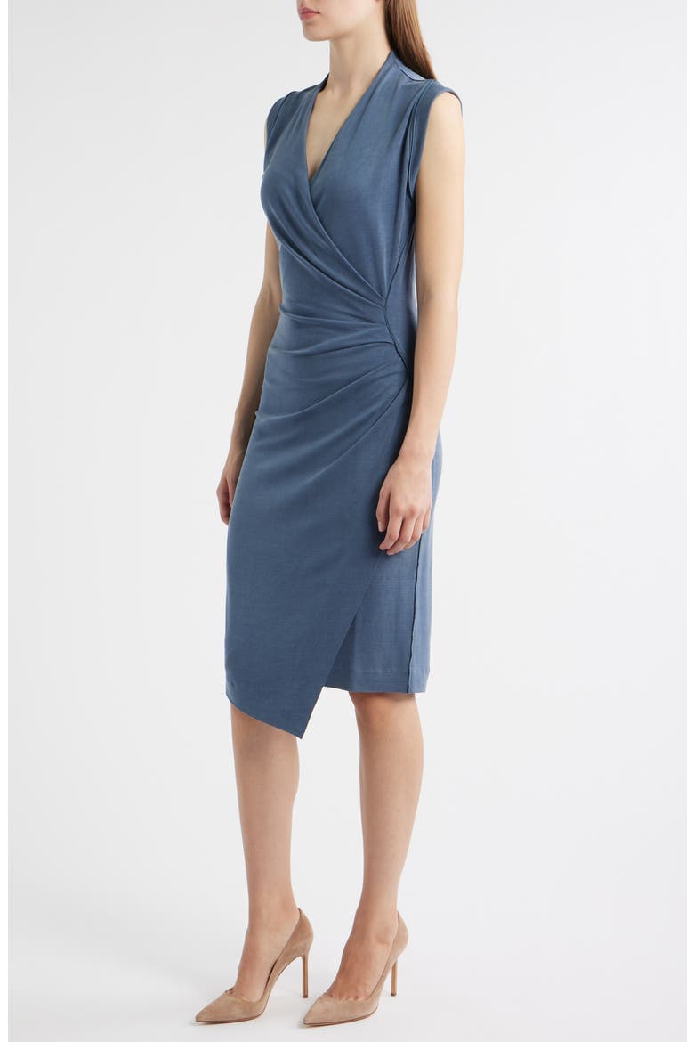 Ecupri Ruched Body-Con Dress, Alternate, color, TANZANITE