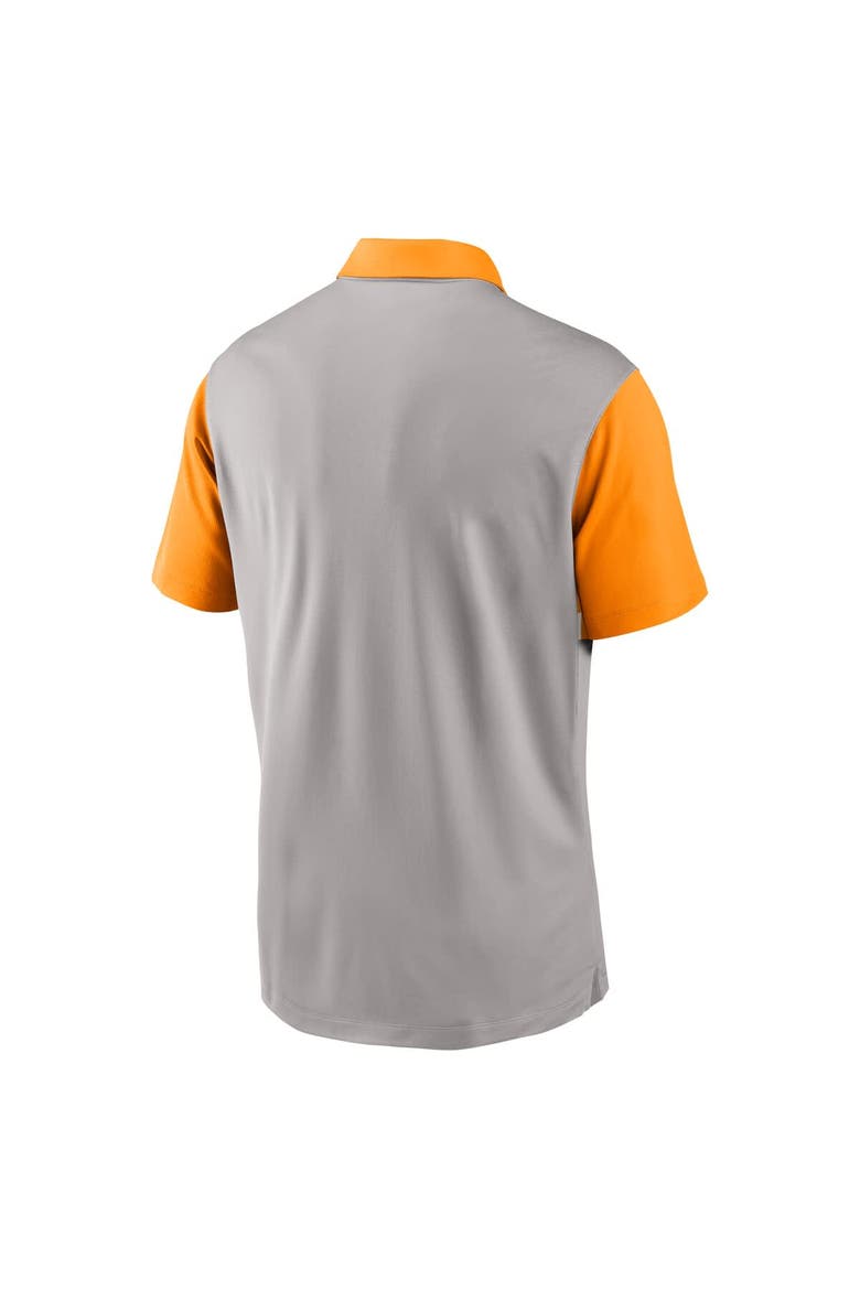 Men's Nike Gray/Tennessee Orange Tennessee Volunteers Vapor Performance Polo, Alternate, color, Gray