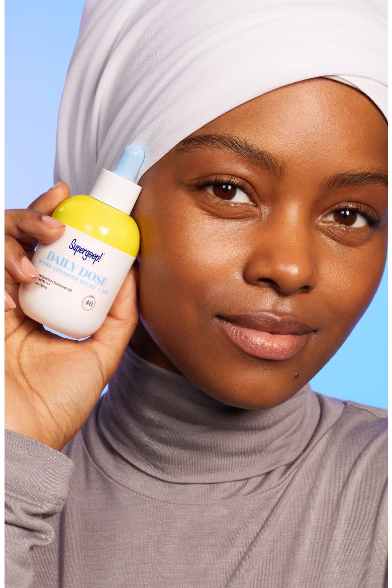 Supergoop! Daily Dose Hydra-Ceramide Booster SPF 40 Sunscreen Face Oil, Alternate, color, NO COLOR