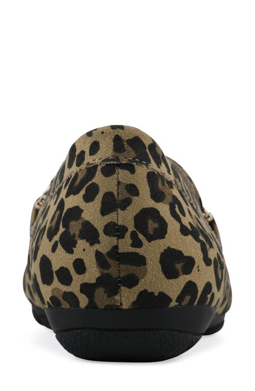 Cliffs By White Mountain Gush Tassel Loafer In Animal Print