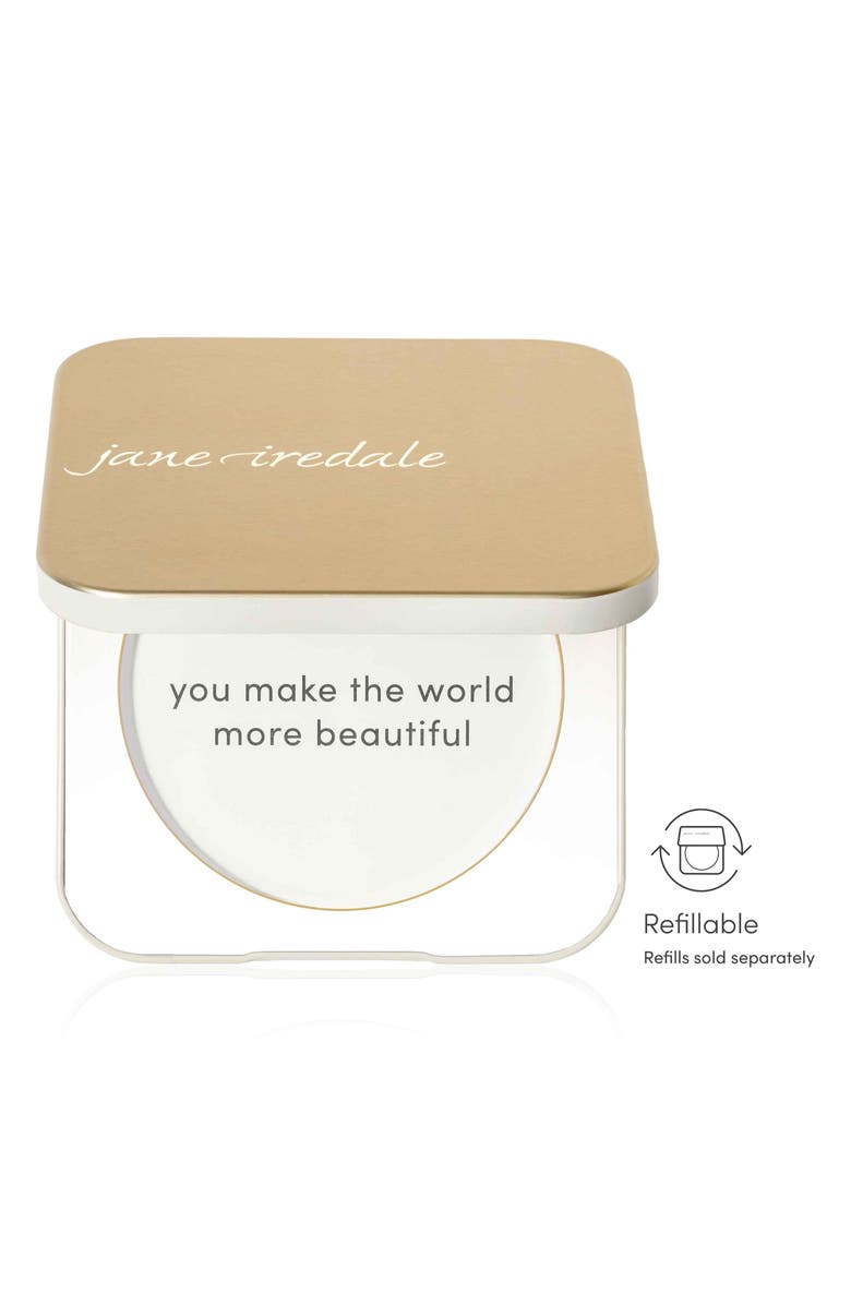 jane iredale Golden Refillable Powder Compact, Alternate, color, Gold