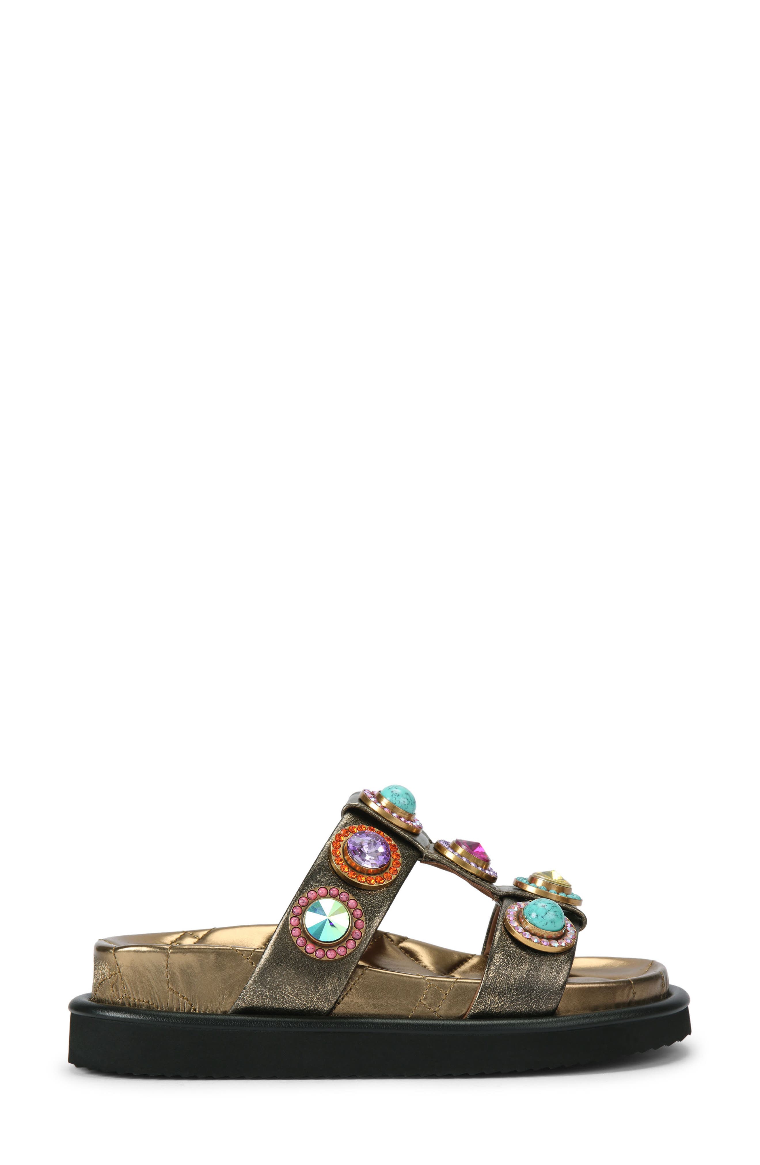 Kurt Geiger London Orson Crystal Embellished Sandal, Main, color, 