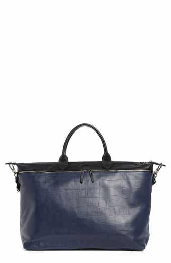 Longchamp Croc Embossed Gym Bag