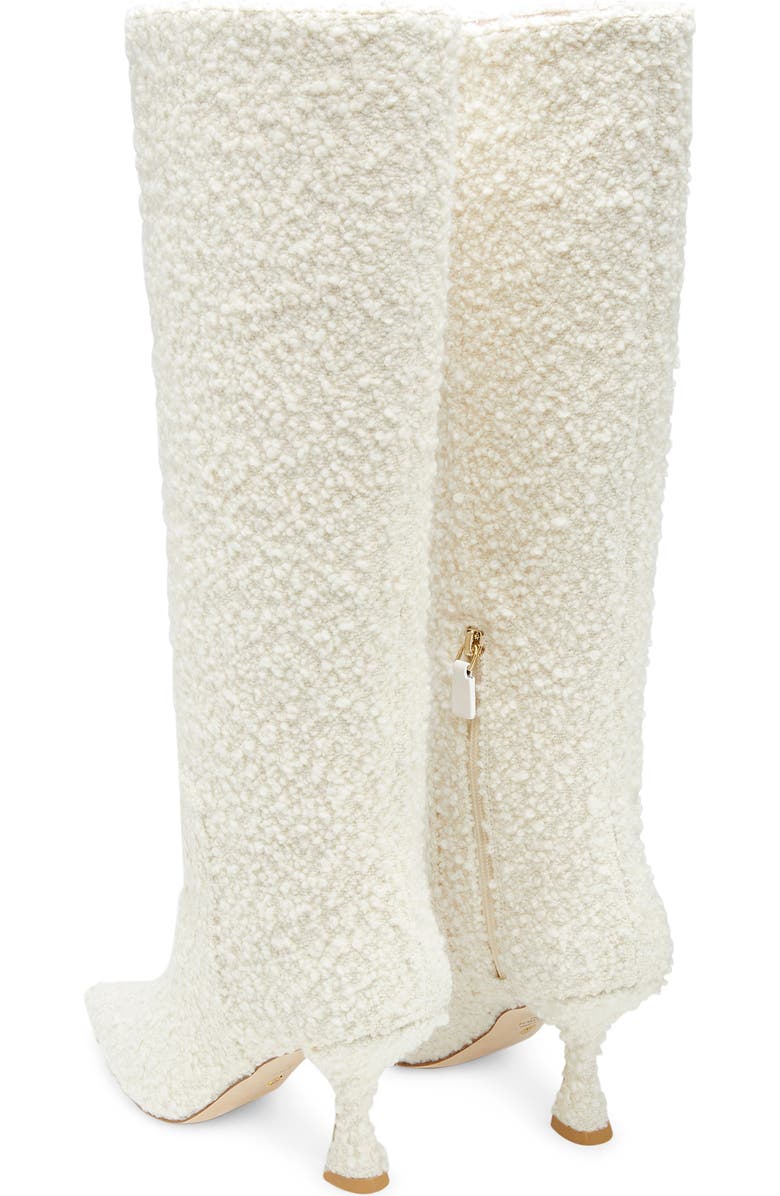 Stuart Weitzman Xcurve 85 Bouclé Slouch Boot, Alternate, color,