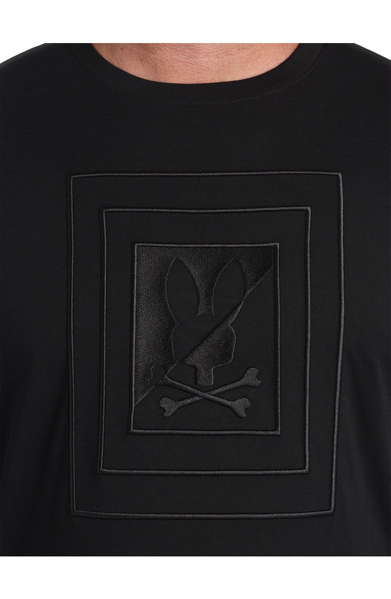 Psycho Bunny Big & Tall Oak City Long-Sleeve Embroidered Graphic Tee, Alternate, color, 