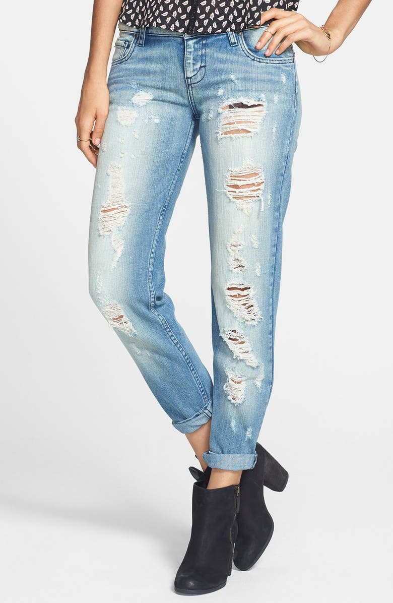 STS Blue 'Joey' Destroyed Boyfriend Jeans, Main, color,