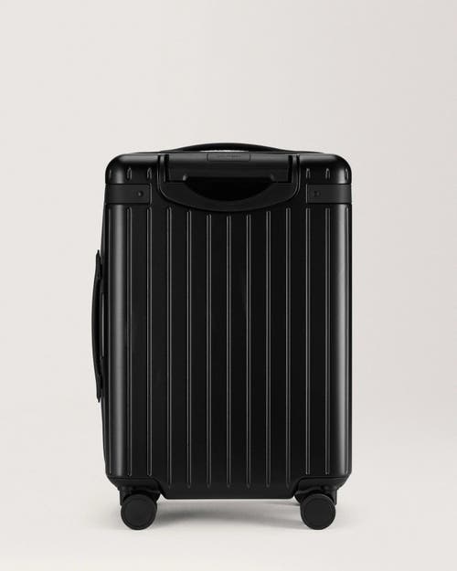 Carl Friedrik The Carry-on Zipped Suitcase In Black/black