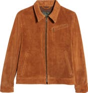 Schott NYC Men's Rough Out Suede Jacket
