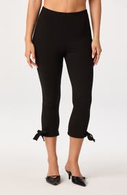 ASTR the Label Eliza Tie Cuff Capri Pants