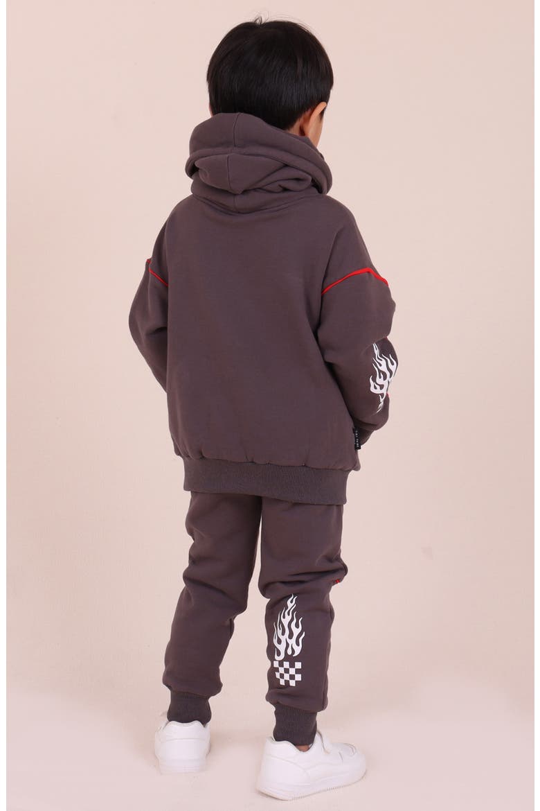 Kids' Piping Hot Sweatpants, Alternate, color, CHARCOAL