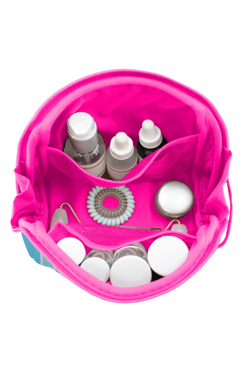 MYTAGALONGS In Style Cosmetic Bag, Alternate, color, Sienna Stripe