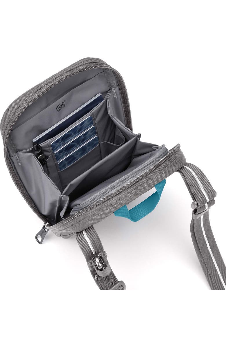 PACSAFE RFIDsafe Tech Crossbody, Alternate, color, Stone