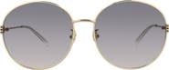 Gucci 60mm Round Sunglasses