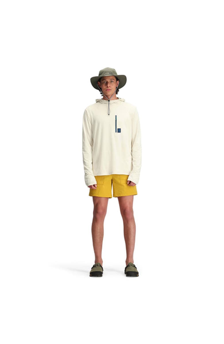 Topo Designs Men's Sun Hoodie, Alternate, color, Bone White