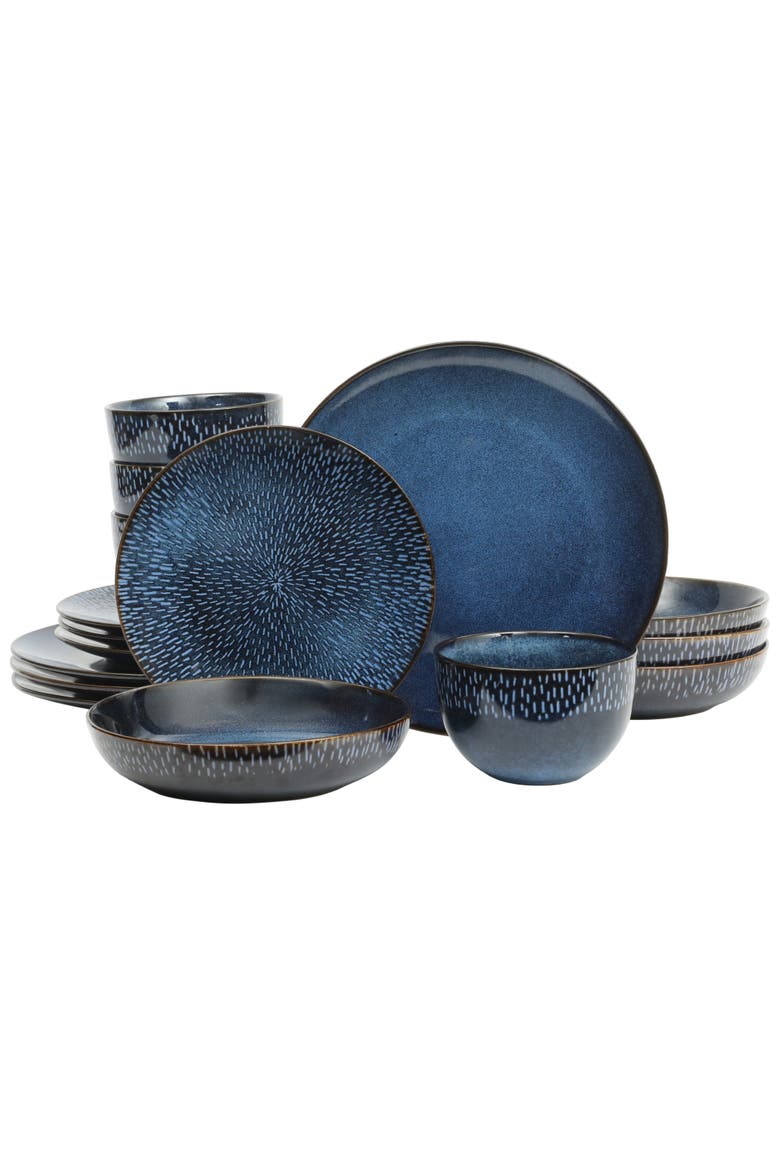 Matisse 16-Piece Dinnerware Set, Main, color, Cobalt