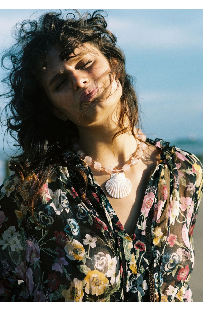 sccollection Blush Necklace, Alternate, color, Pink And White