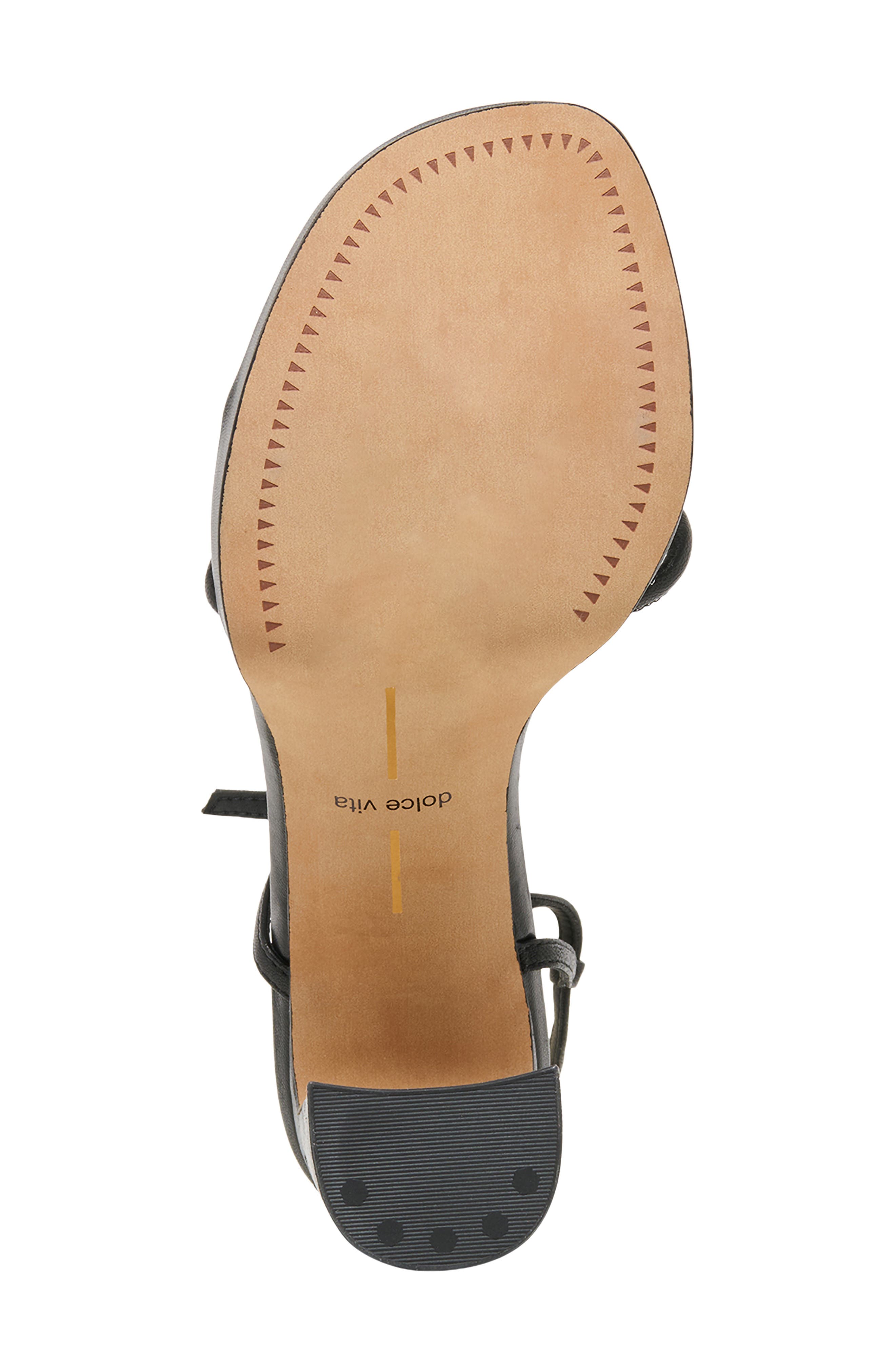 Dolce Vita Odete Platform Sandal, Alternate, color, Black Leather