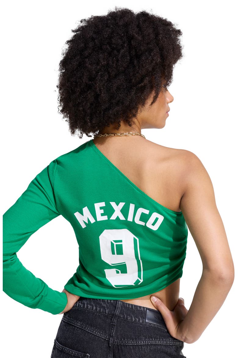 Mexico Reconstructed Off the Shoulder Bringback Jersey, Alternate, color, GREEN
