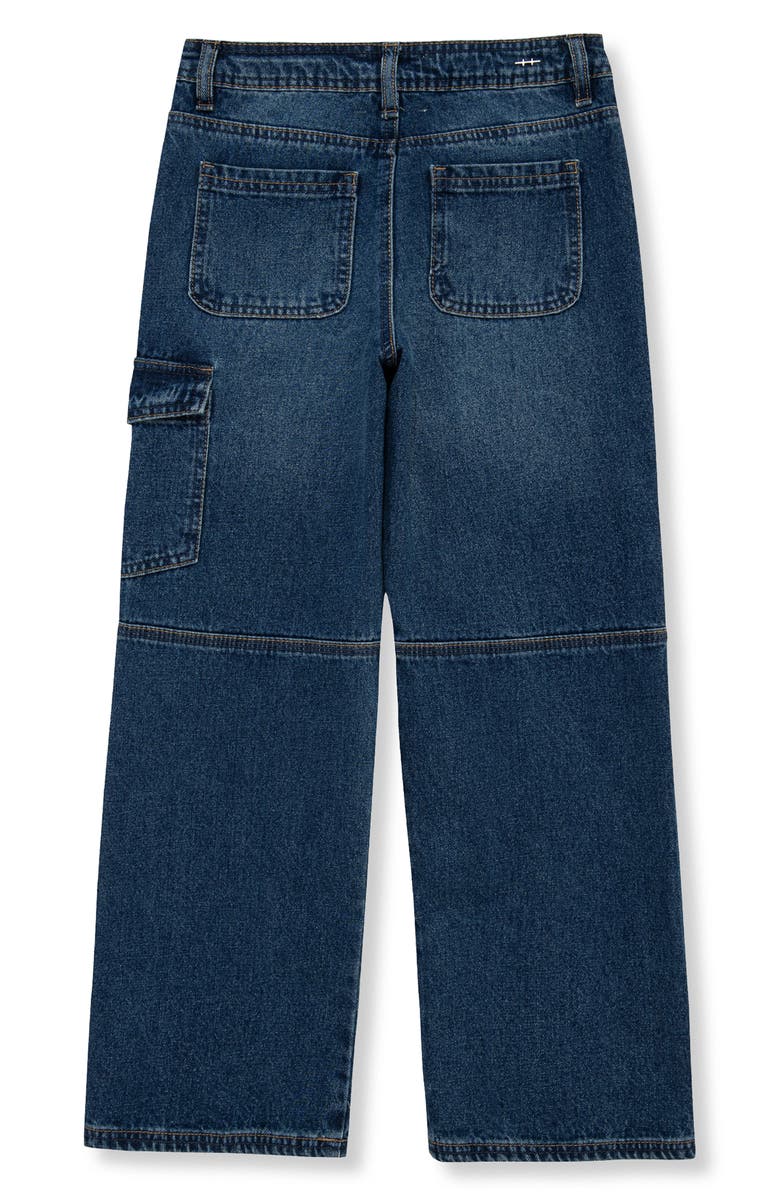 Habitual Kids Kids' Paneled Wide Leg Jeans, Alternate, color, Indigo