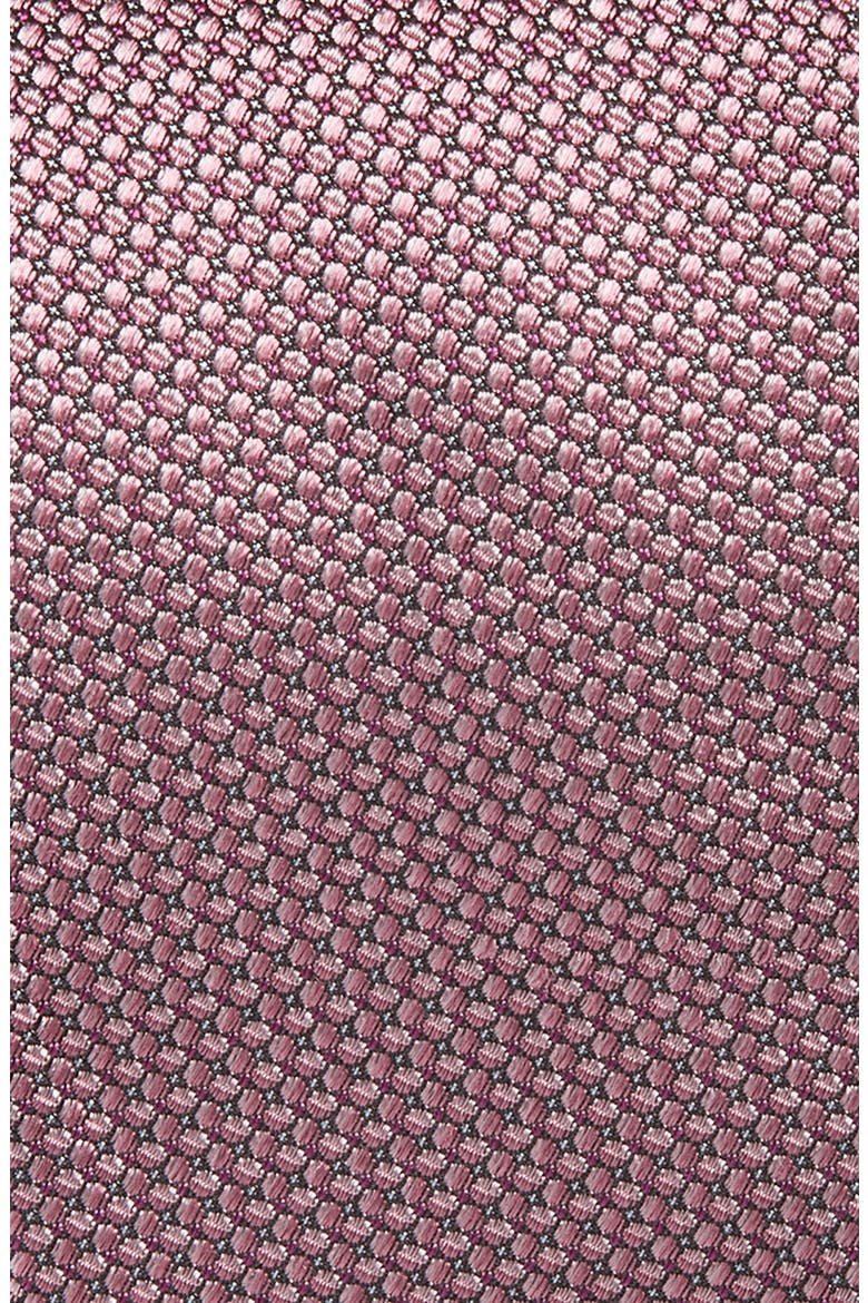 Geometric Silk Tie, Alternate, color, PINK