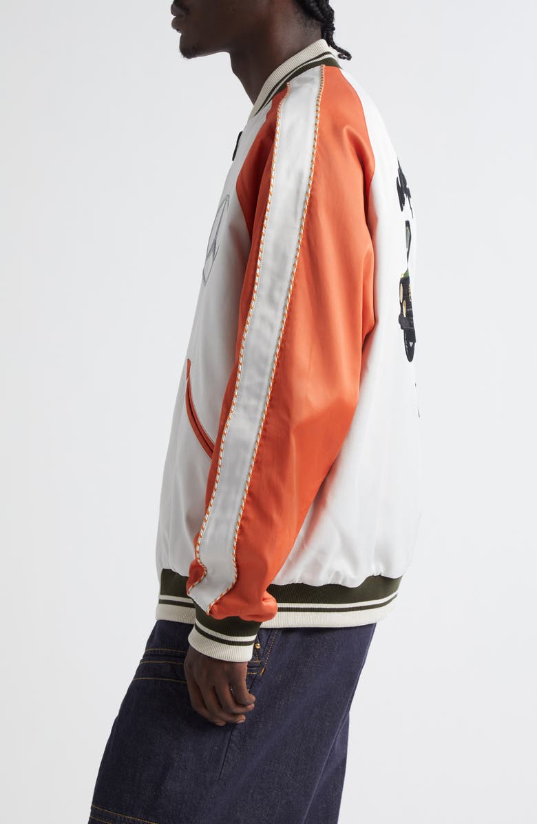 Moncler Genius x Mercedes-Benz By Nigo Satet Reversible Bomber Jacket, Alternate, color, 
