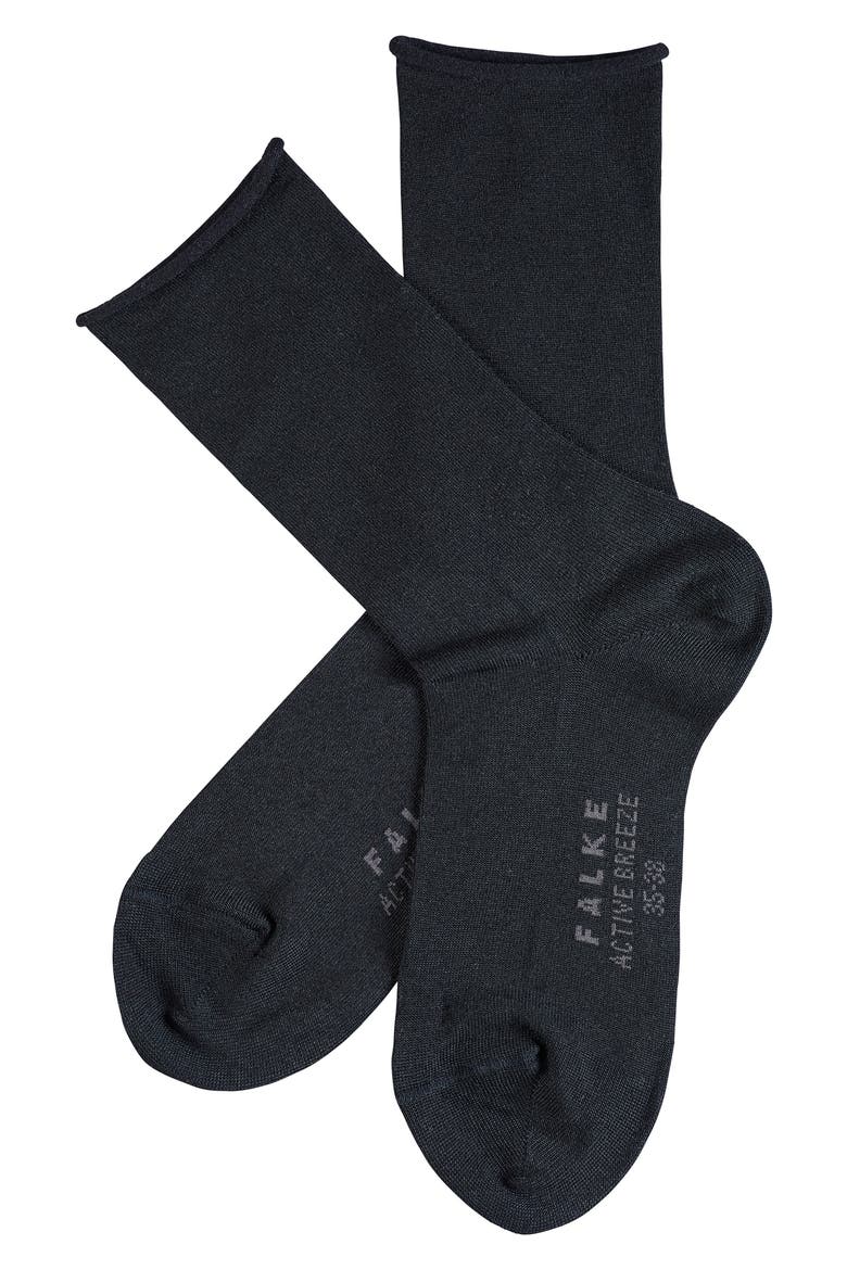 Active Breeze 2-Pack Socks, Alternate, color, BLACK/ GREY