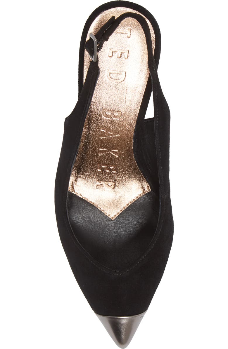 Ted Baker London Kinnip Pointed Toe Slingback Sandal, Alternate, color,