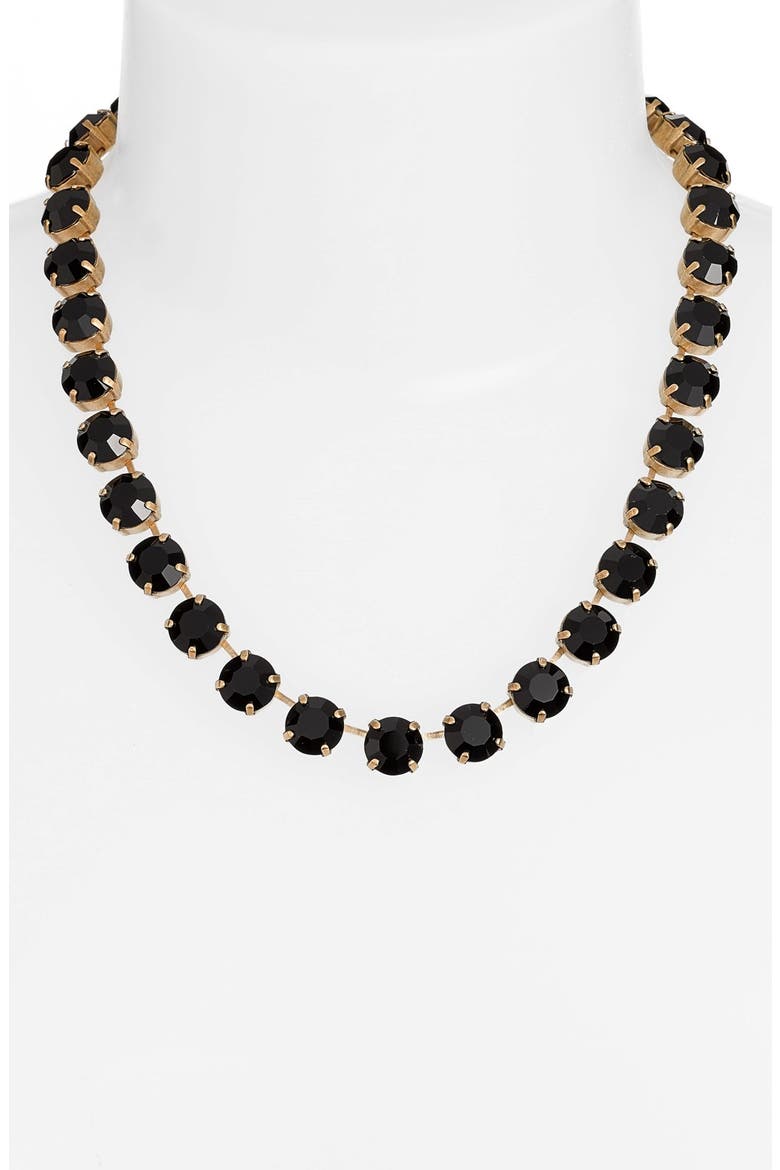 'Kaylee' Collar Necklace, Alternate, color, JET