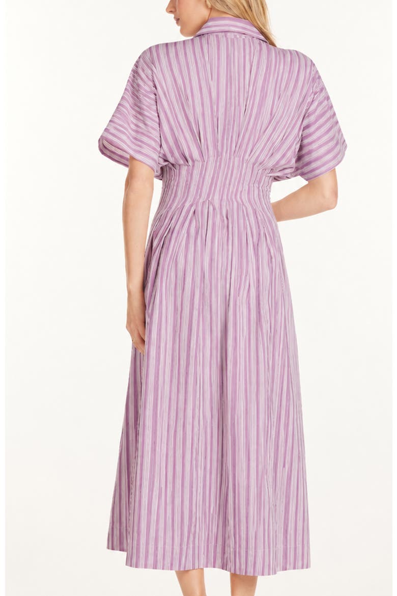 Maude Midi Dress, Alternate, color, Petal Stripe